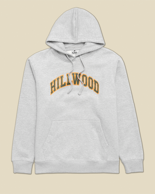Hillwood Arch Hoodie Grey | Mens Hoodie | 356Hillwood